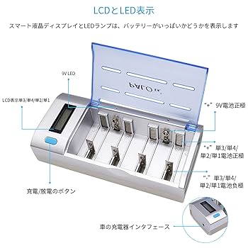 単1?単4・9V電池対応リフレッシュ充電器 リフレッシュ機能付き単1 単4・9V電池充電器｜Yahoo!フリマ（旧